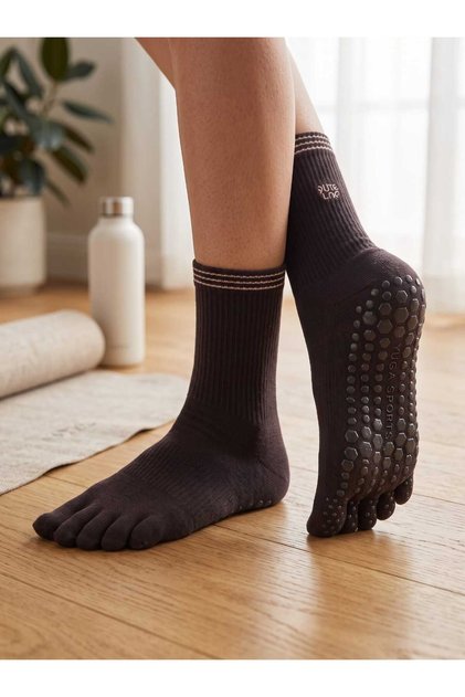 Kadın Parmaklı Yoga Pilates Çorap