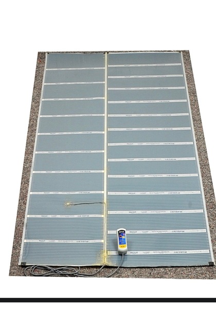 Elektrikli Yerden Isıtma Dijital Termostatlı Keçeli Karbon Film 4m²