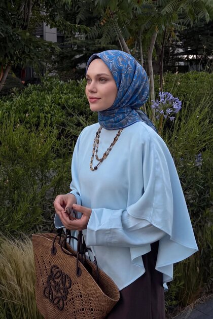 Soft Scarf Vintage Flow Blue