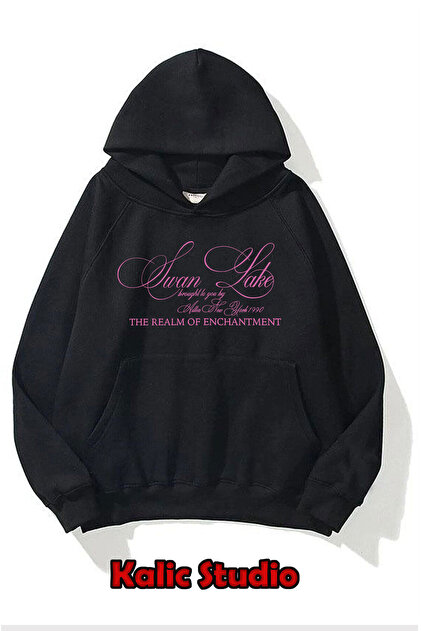 Y2K Vintage Oversized Sweatshirt Black