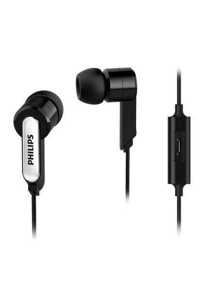 SHE1405BK Siyah Kablolu Kulak İçi Mikrofonlu Kulaklık - Stereo Kulaklıklar için Müzik