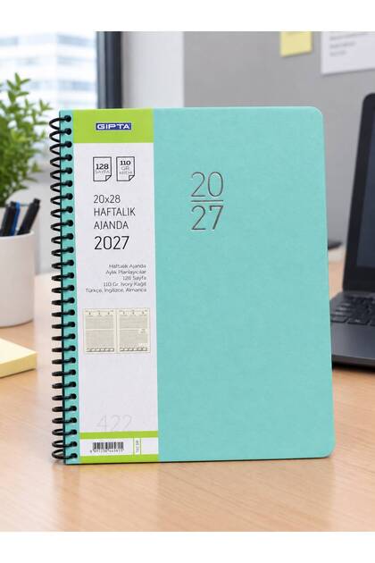 2027 422-Sek 20X28 Spiral Weekly Agenda