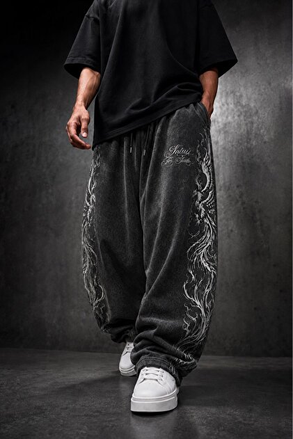Erkek Füme TTS Studio Baggy Eşofman