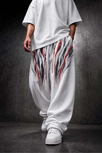 Ανδρική φόρμα White Vein Baggy