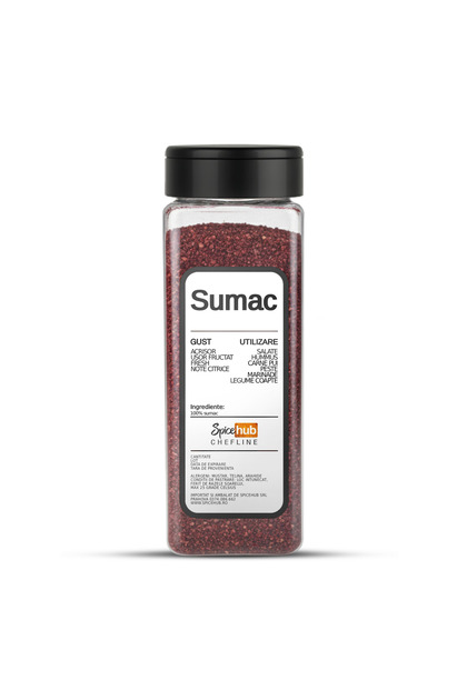 Sumac macinat 500g SpiceHub, condiment oriental pentru salate, kebab