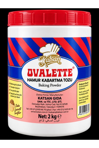 Hamur Kabartma Tozu 2 Kg – Profesyonel Pastacılık ve Fırıncılık İçin