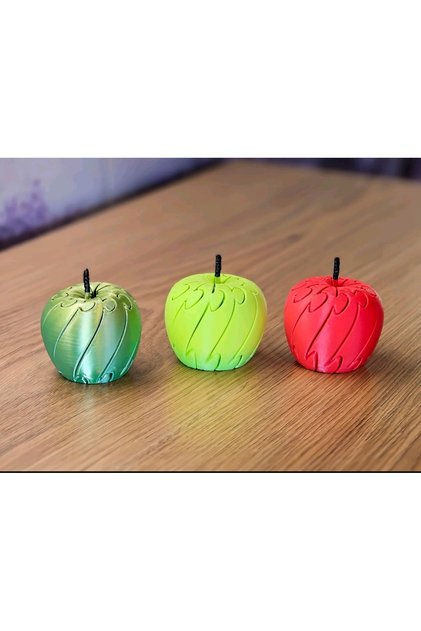 Stres Oyuncağı Bükülebilir elma stres oyuncağı 1 adet karışık renk