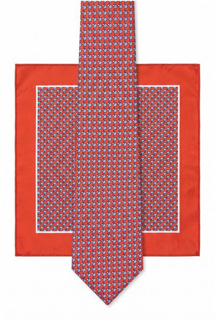 Figür Premium Italian Patterned Imported Fabric Tie | Minimalist Design