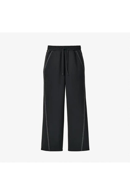 Classic Straight Women's Black Sweatpants