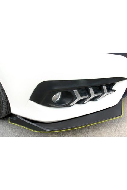CIVIC FC5 2016-2020 IÇIN UYUMLU ÇIKINTILI ÖN FLAP PIANO BLACK DIZAYN B