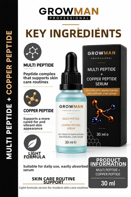 Copper Peptide + Multi Peptide / 3% / - Skin Renewing Care Serum 30 ml