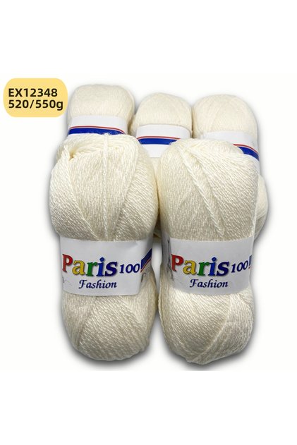 Export Surplus 5-Pack 520/550 Gr Loose Acrylic Cream Ex12348