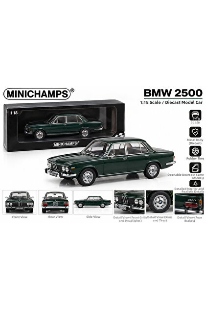 Minichamps Bmw 2500 1:18 Special Edition 504 Pieces Were Produced