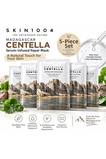 Madagascar Centella Paper Mask with Serum Content