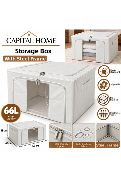 Hurç Steel Frame+Transparent Windows+Double Zippers