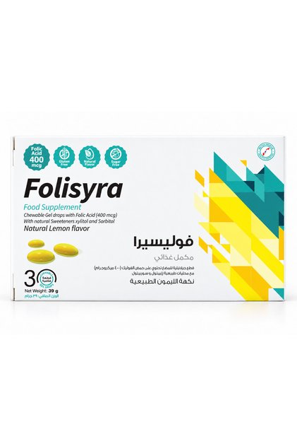 Folisyra Folic Acid 400 mcg Lemon Flavor 30 Gummies