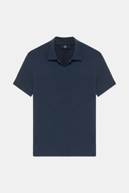 LACİVERT STANDART KALIP POLO YAKA T-SHİRT