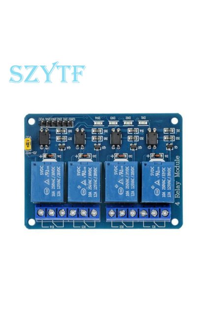 SZYTF 4 channel 5V 1 2 4 6 8 Channel Relay Module With Optocoupler KY-019 1/2/4/6/8 Way For Arduino
