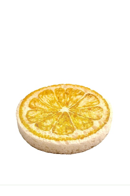 Şişen Sünger Magic Sponge (Preslenmiş Selüloz) Limon Desenli