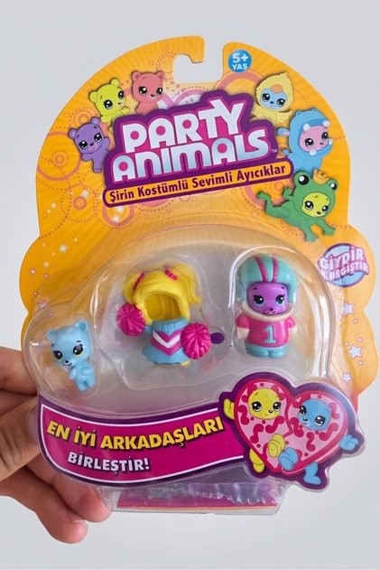 PARTY ANIMALS 3'LÜ FİGÜR SETİ