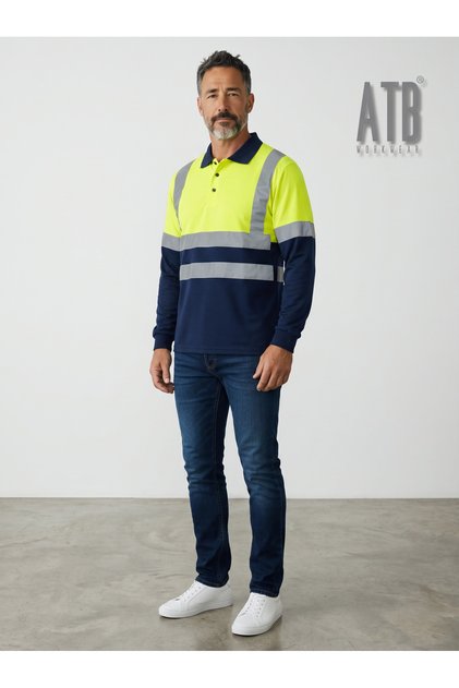Yakali Neon Tshirt Uzun Kollu
