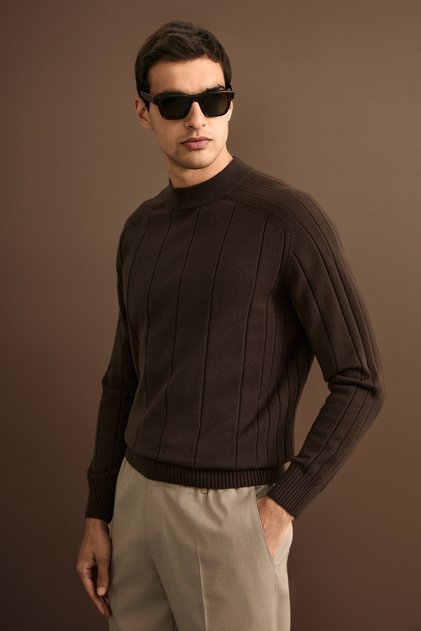Grand Men's Sweater Brown