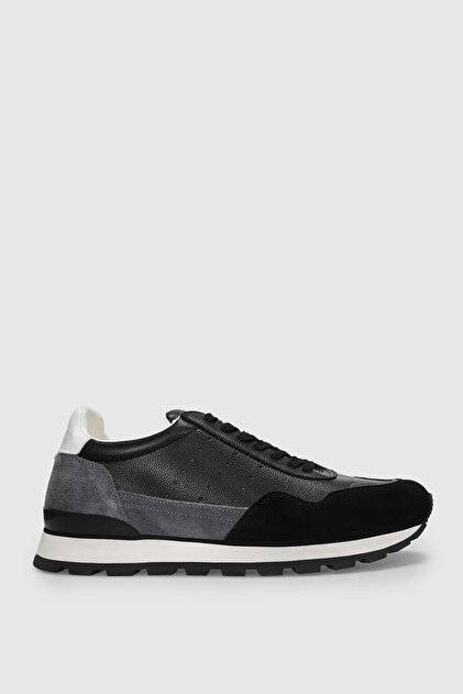 Leo Men's Sneaker Shoes Black