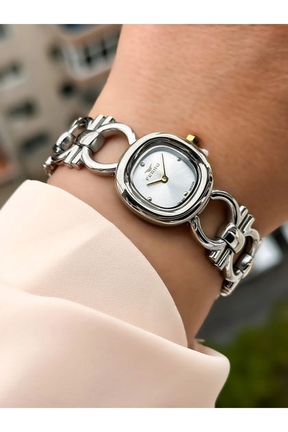 Silver Steel Cord Women's Wristwatch Fl40175A-A 3 Atm Water Resistant 2 Year Warranty Gift Boxed