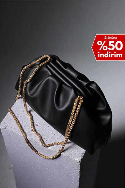 Black Women's Chain Shoulder Bag