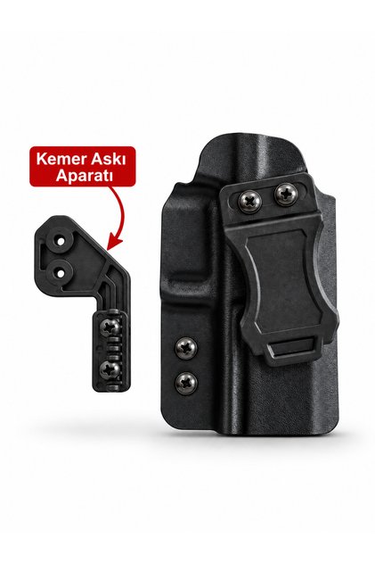 Canik Prime / Radian Uyumlu Kydex İç Taşıma Kılıfı Versiyon2 (IWB)- Siyah