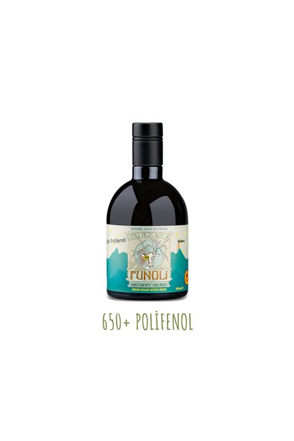 Göldere 650+ Polifenol Soğuk Sıkım Natürel Sızma Zeytinyağı 500ML