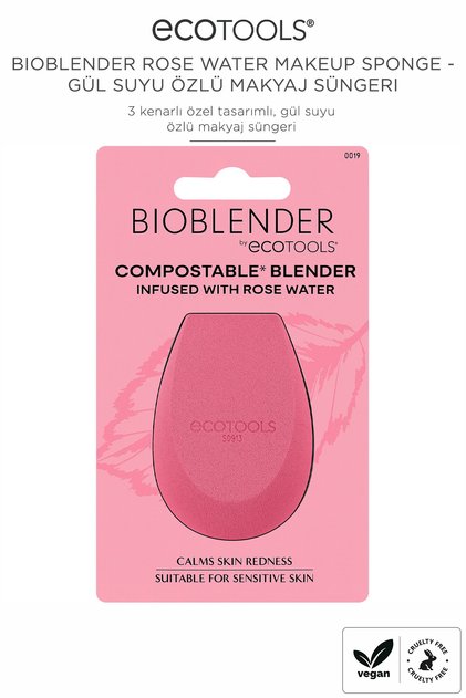 Bioblender Rose Water Makeup Sponge - Gül Suyu Özlü Makyaj Süngeri