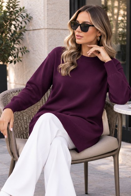 Hijab Tunic N3177 Burgundy