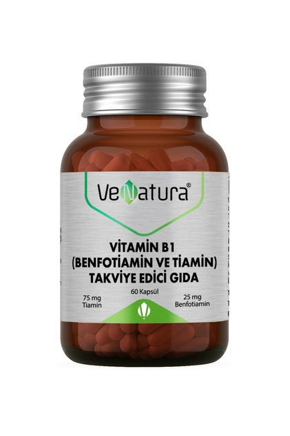 Vitamin B1 (BENFOTIAMIN VE TIAMIN ) 60 Kapsül