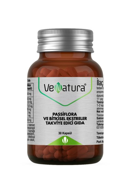 Passiflora ve Bitkisel Ekstreler 30 Kapsül