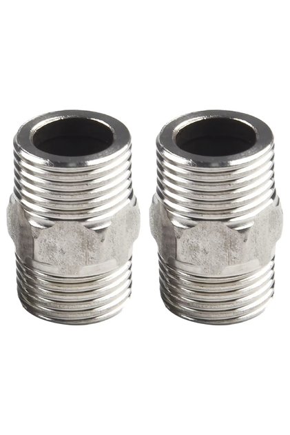 2 Pcs Shower Hose Extension Pipe Universal Hose Extender Bathroom Accessories For DIY Showers Bathro