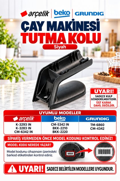 Beko Grundig Çay Makinesi Demlik Sapı Kulp Sap 9197062622