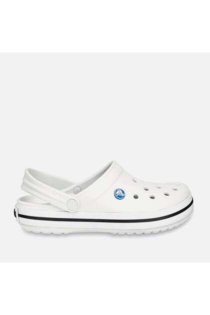 Crocband Unisex White Slippers