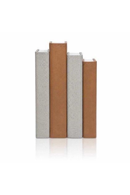 Book End Set of 2 pcs Gray and Brown Color from Breez