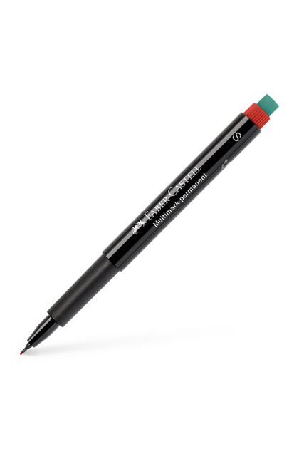 Marker roșu permanent cu MULTIMARK FABER-CASTELL