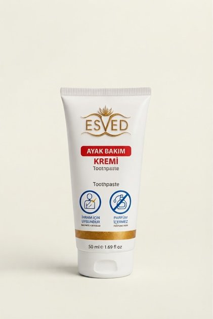 Odorless and Alcohol-Free Foot Cream 50 ml Tube
