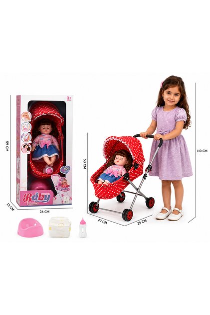 Arabic Baby with Interactive Doll That Cries and Laughs