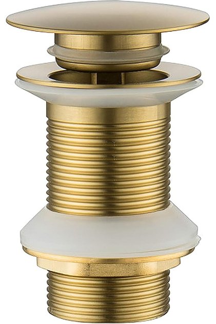 Bathroom Sink Plugs Basin Plug Pop Up Plugs for Wash Basin,Drain Slot Plug Waste Drain Brushed Gold
