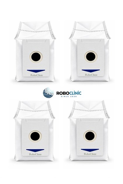 Ecovacs Deebot T30 Pro Omni Robot Süpürge Uyumlu Yedek Parça, Toz Torbası 4 Adet