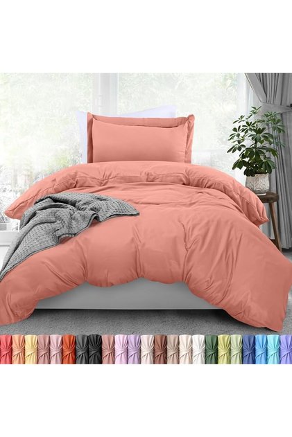 Duvet Cover California King Size Set - 1 Duvet Cover with 2 Pillow Shams - 3 Pieces C