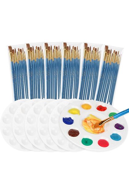 Mr. Pen- Painting Brush Palette Set Bulk, 6 Sets, Art Painting Set