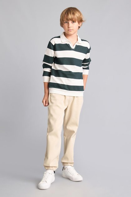 Standard Leg Plush Lining Jogger Pants for Boys F1976A826Wn