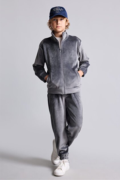 Oversize Corduroy Sweatpants with Stitching Detail for Boys H8948A826Au