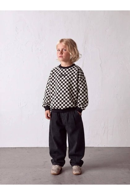 Siyah Balloon Jeans