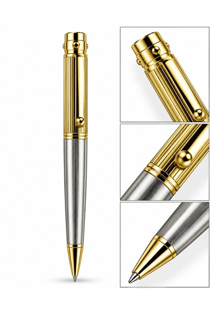 Luxury Gold and Silver Pen with Elegant Designlooster Time
